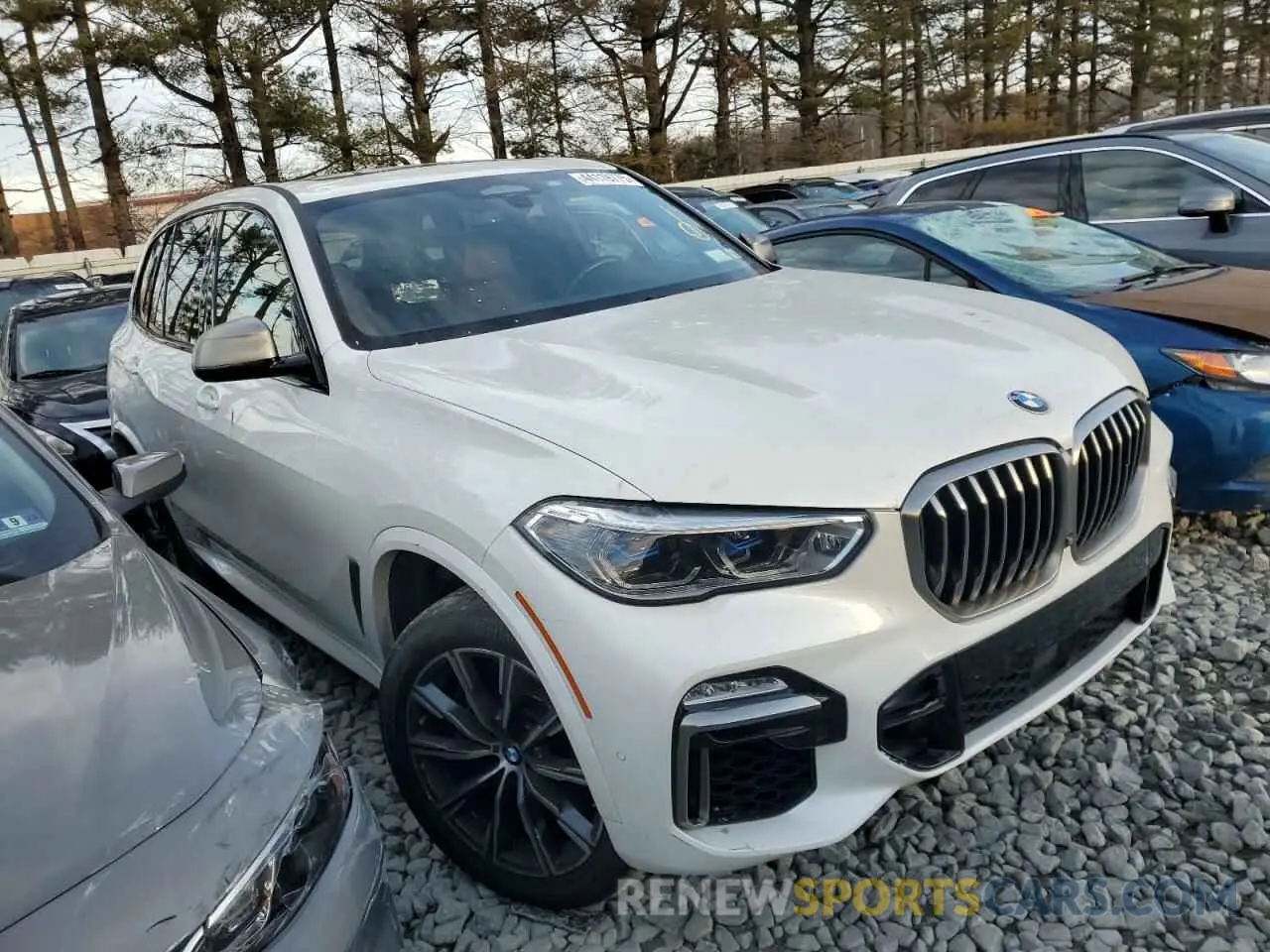 4 fotografías del automóvil dañado 5UXJU4C02LLE45422 BMW X5 2020