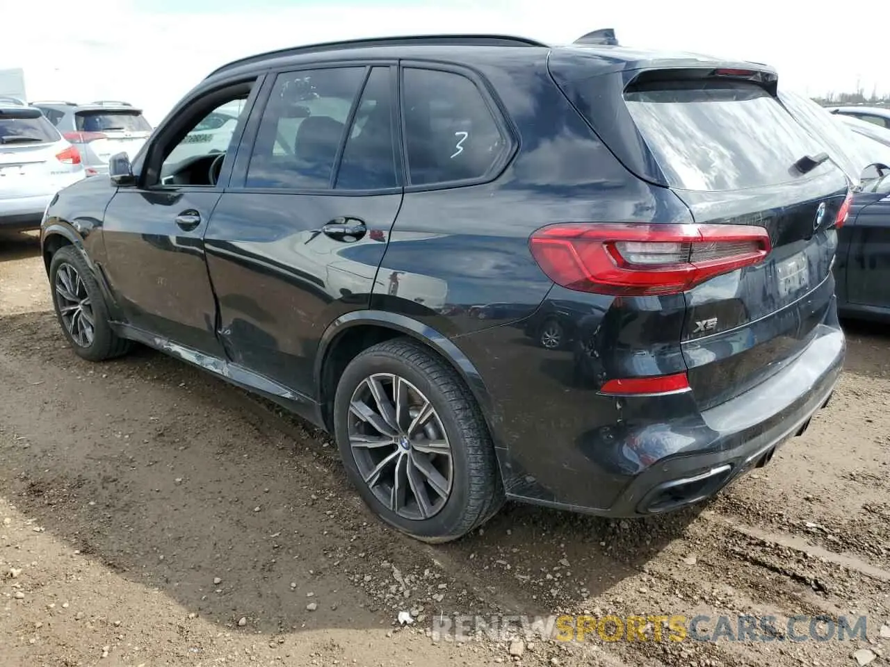 2 fotografías del automóvil dañado 5UXJU4C03LLE46062 BMW X5 2020