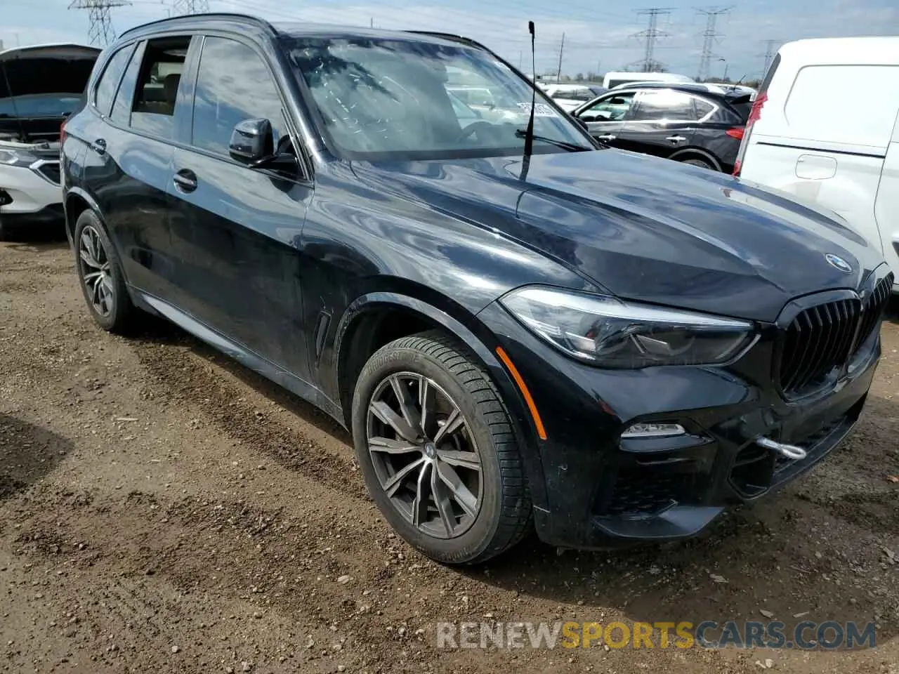 4 fotografías del automóvil dañado 5UXJU4C03LLE46062 BMW X5 2020