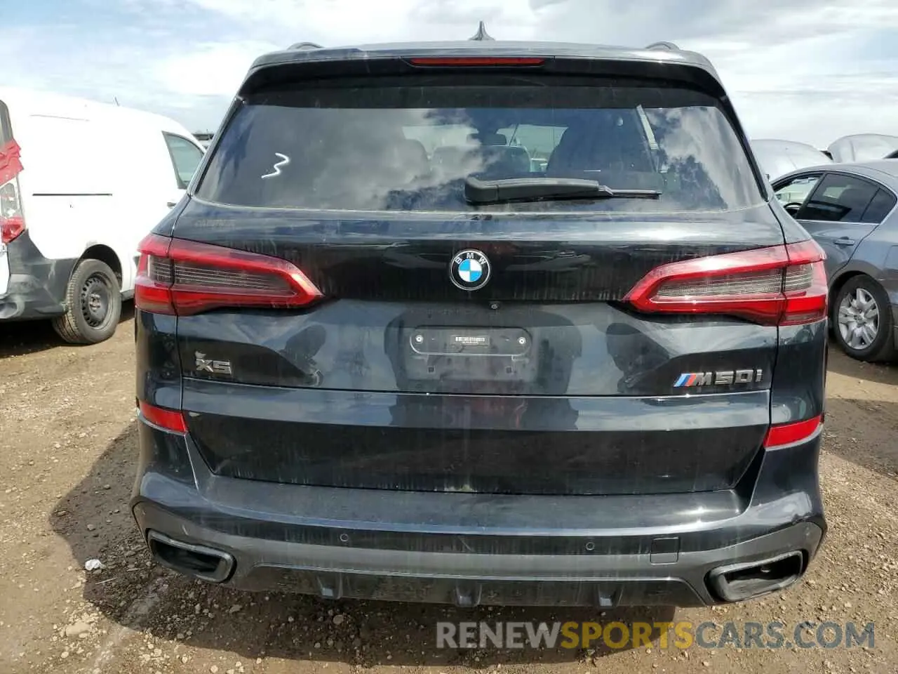 6 fotografías del automóvil dañado 5UXJU4C03LLE46062 BMW X5 2020