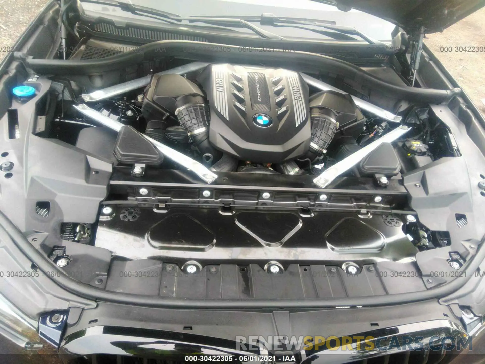 10 fotografías del automóvil dañado 5UXJU4C06L9B22858 BMW X5 2020