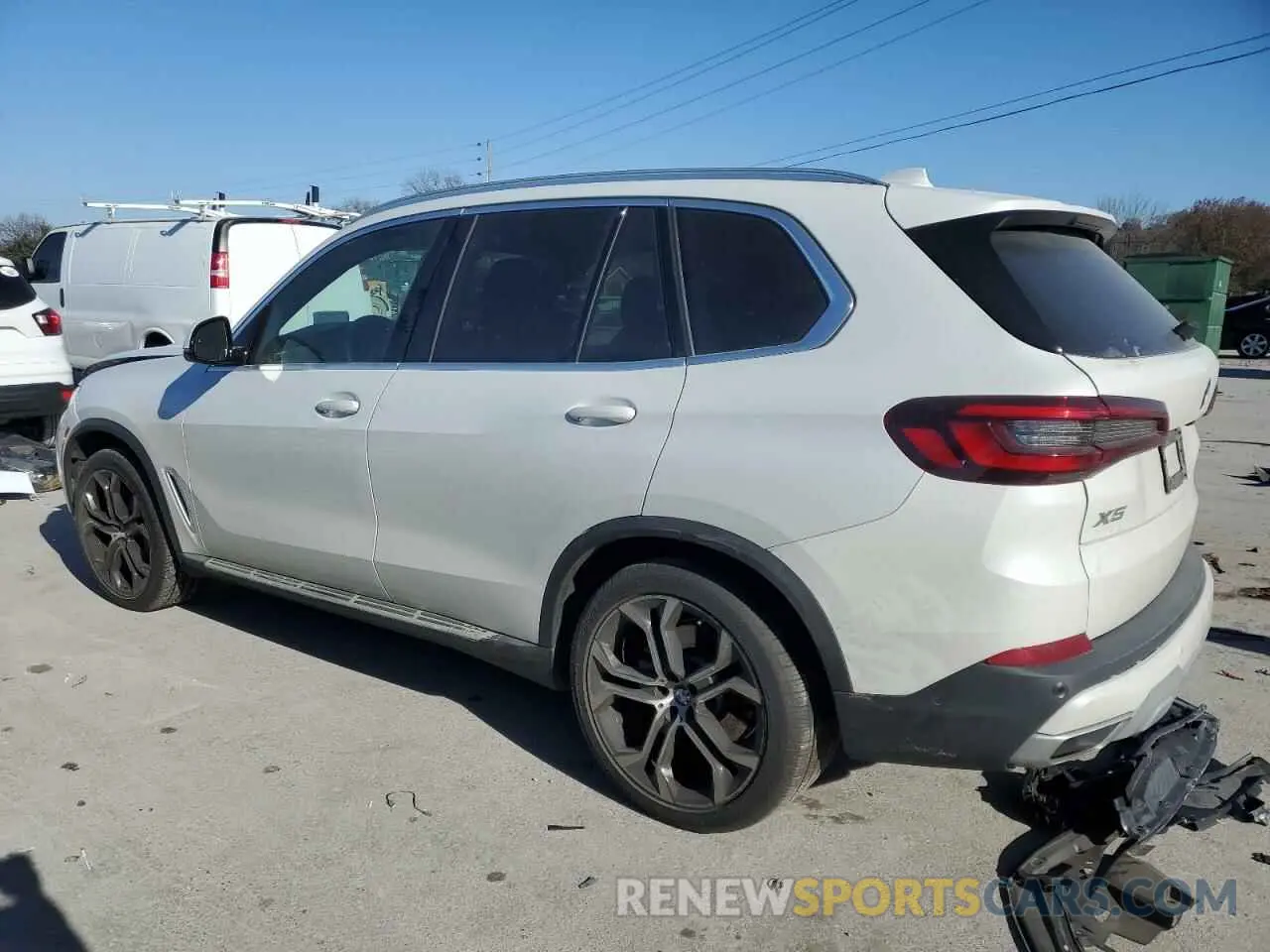 2 fotografías del automóvil dañado 5UXCR4C00M9E64320 BMW X5 2021
