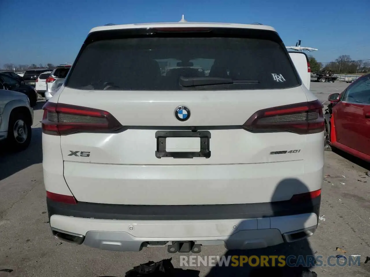 6 fotografías del automóvil dañado 5UXCR4C00M9E64320 BMW X5 2021