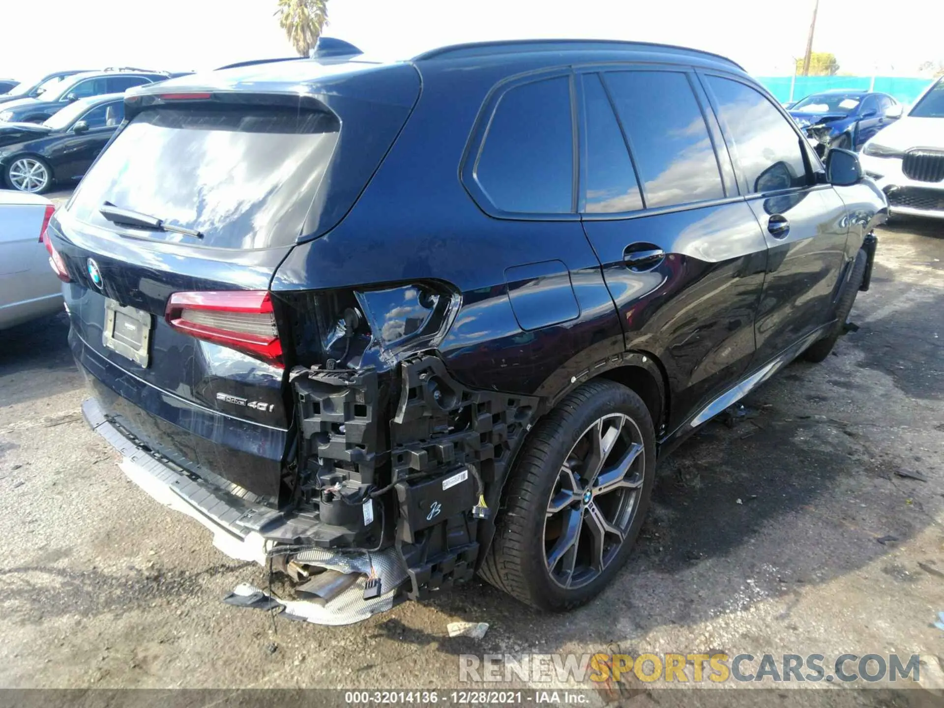 4 fotografías del automóvil dañado 5UXCR4C00M9F44068 BMW X5 2021