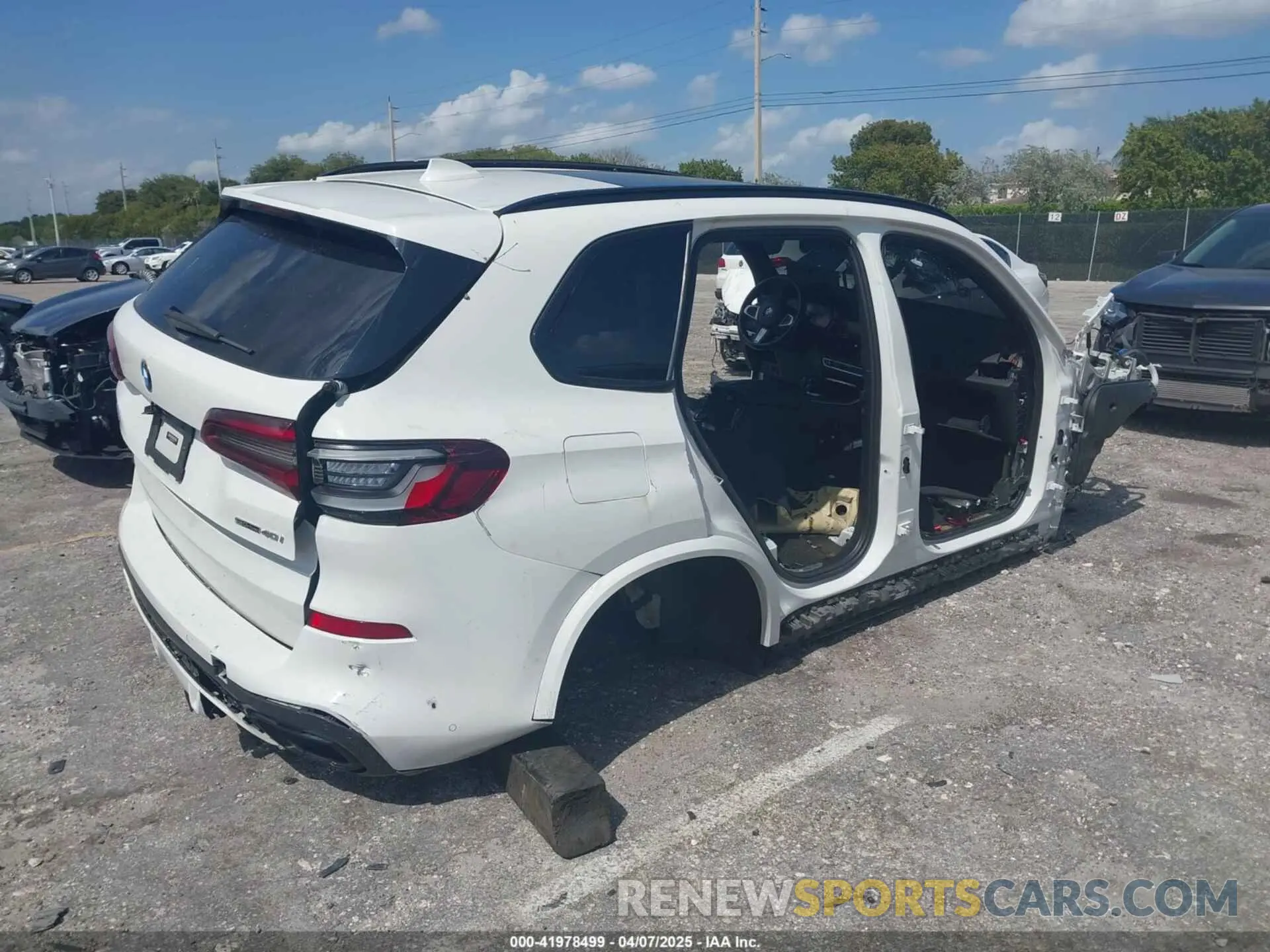 4 fotografías del automóvil dañado 5UXCR4C01M9D77686 BMW X5 2021