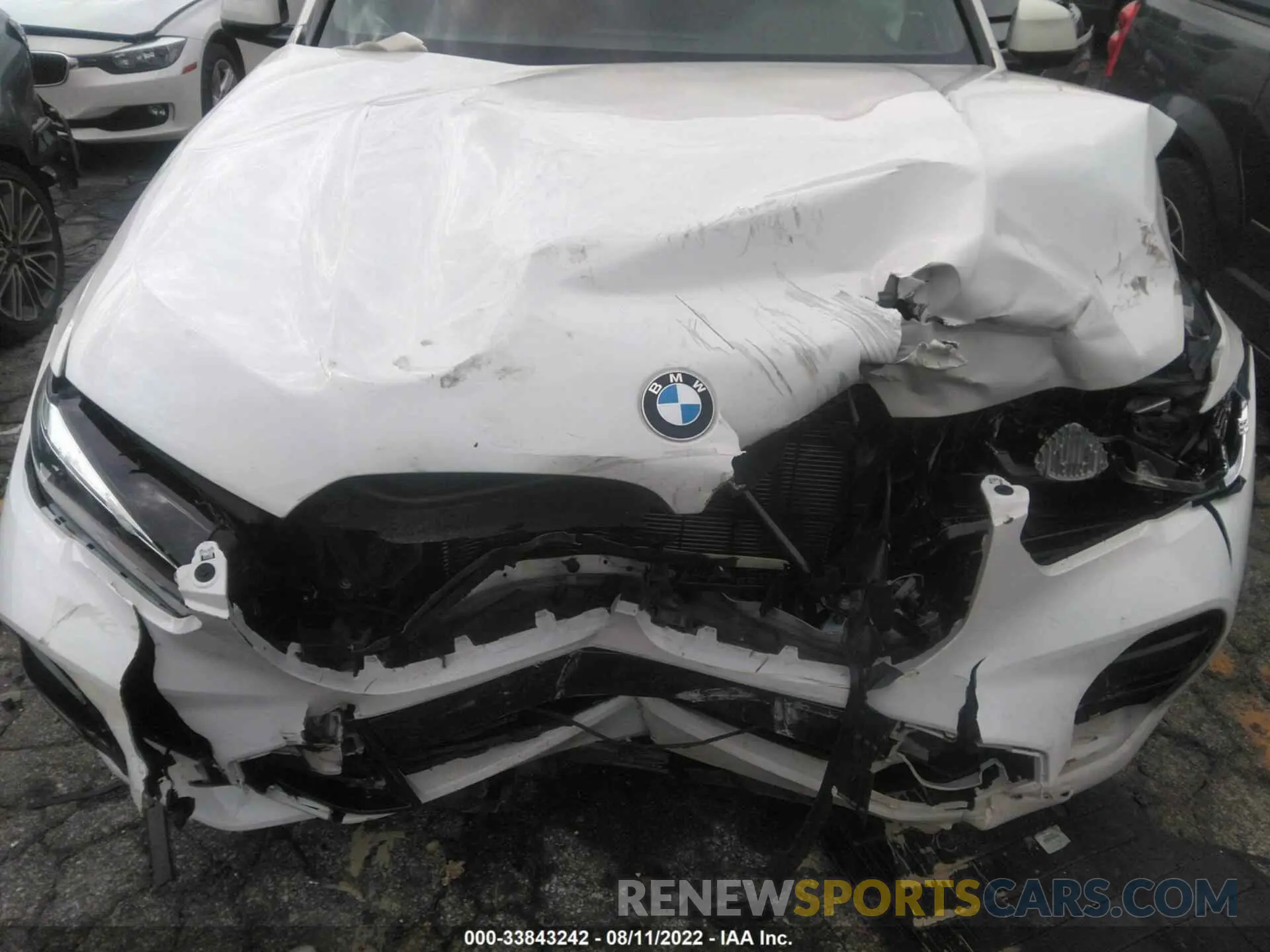 10 fotografías del automóvil dañado 5UXCR4C01M9E64424 BMW X5 2021