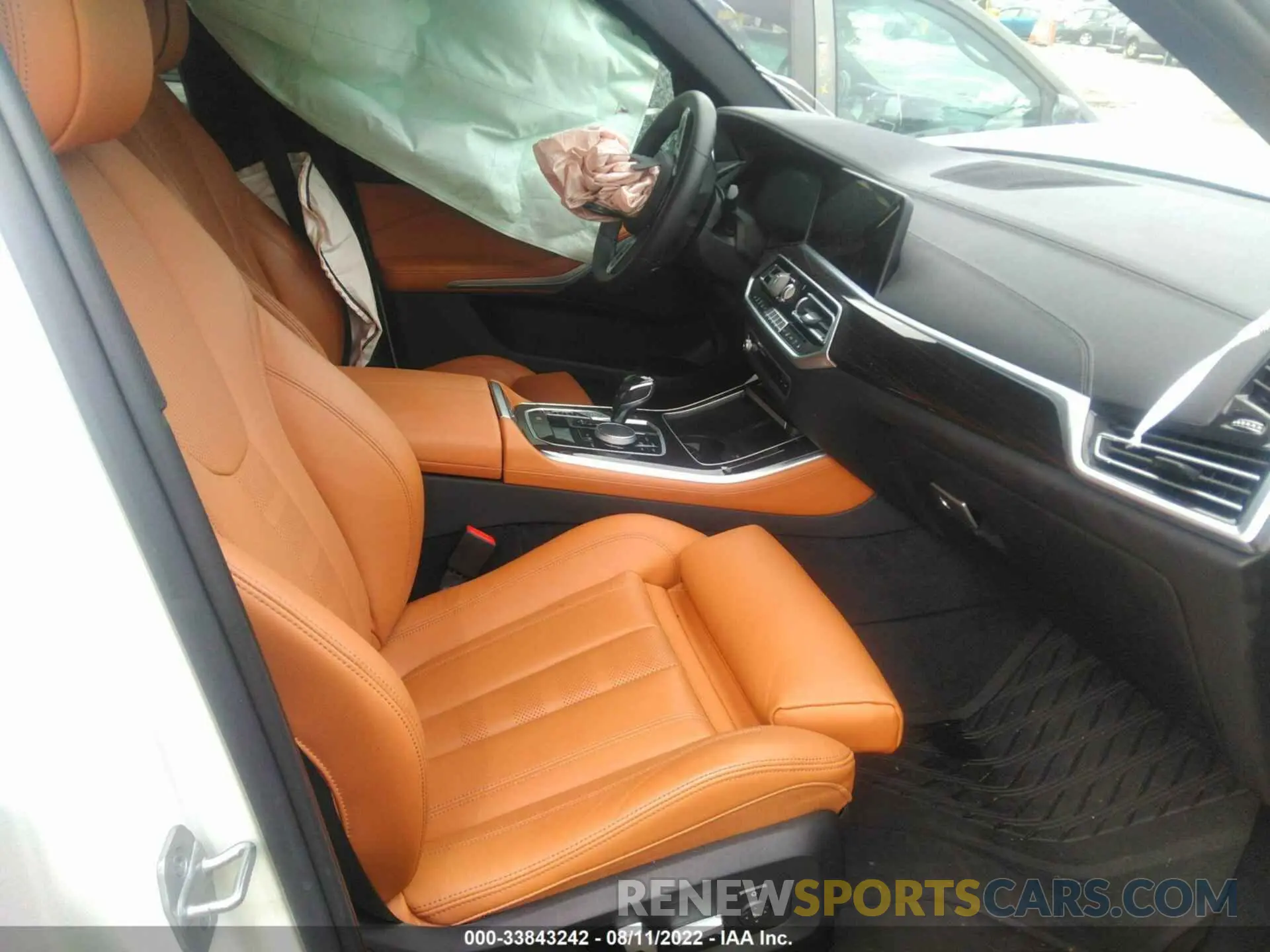 5 fotografías del automóvil dañado 5UXCR4C01M9E64424 BMW X5 2021