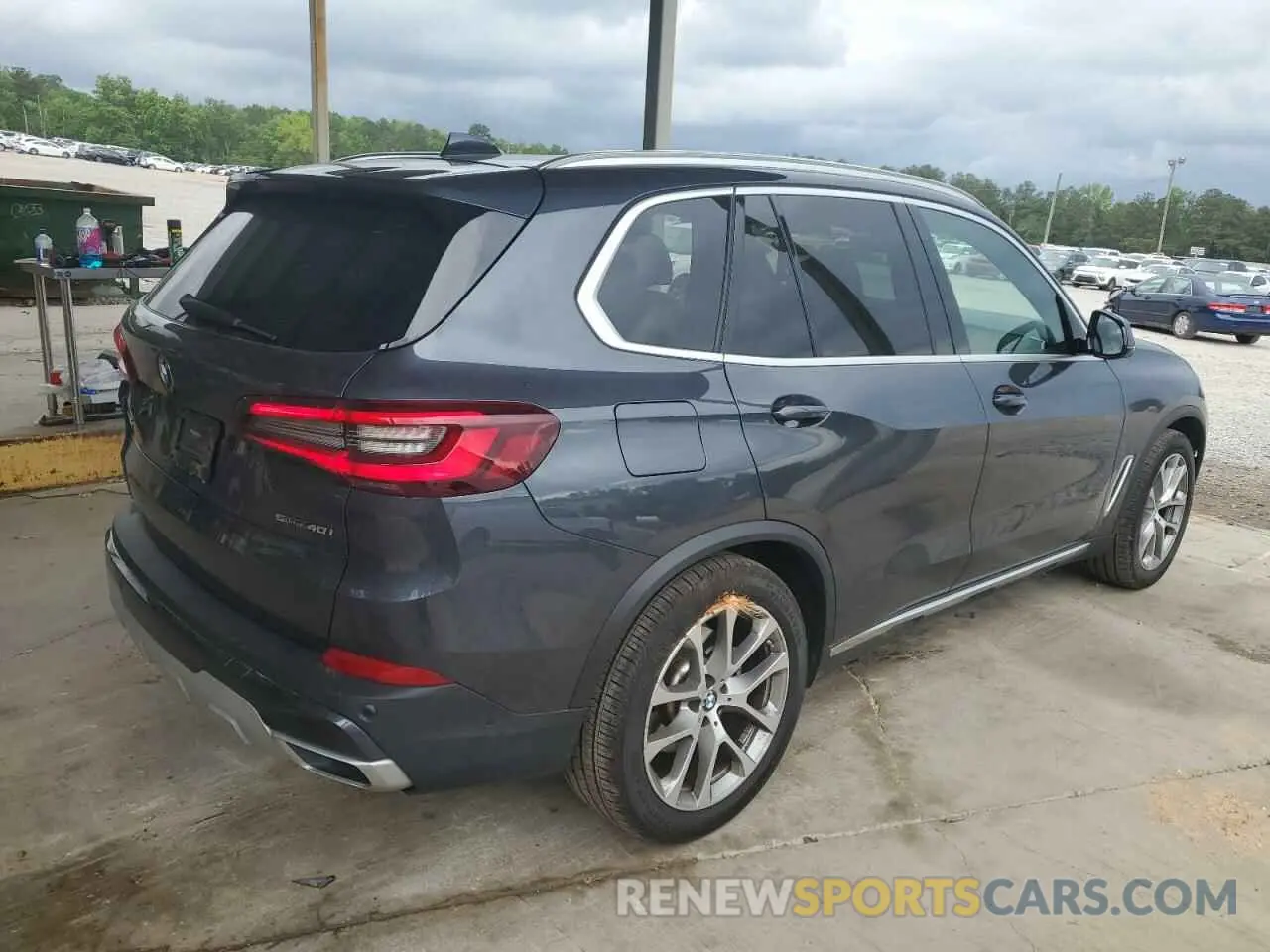 3 fotografías del automóvil dañado 5UXCR4C01M9H07343 BMW X5 2021