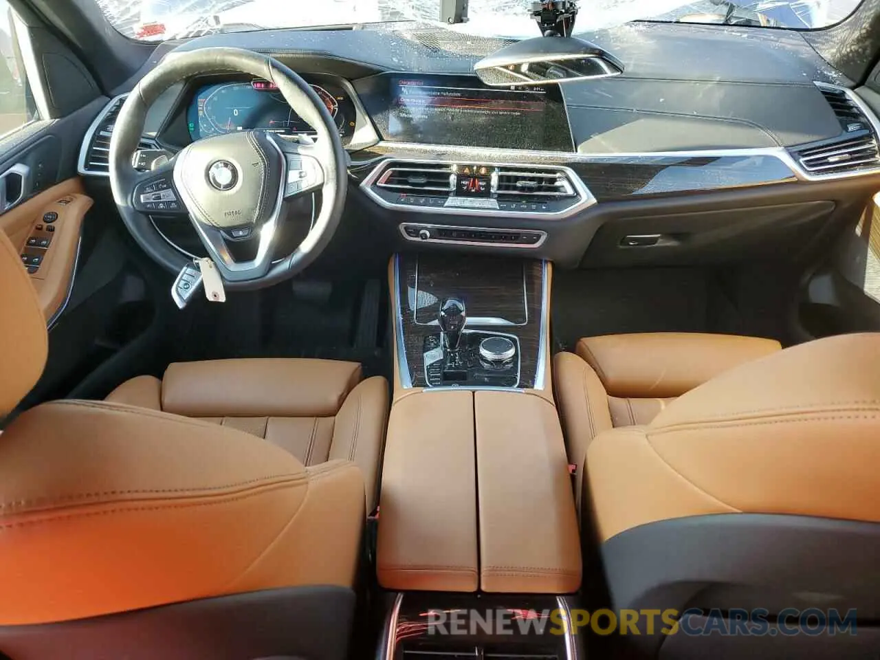 8 fotografías del automóvil dañado 5UXCR4C01M9H39094 BMW X5 2021