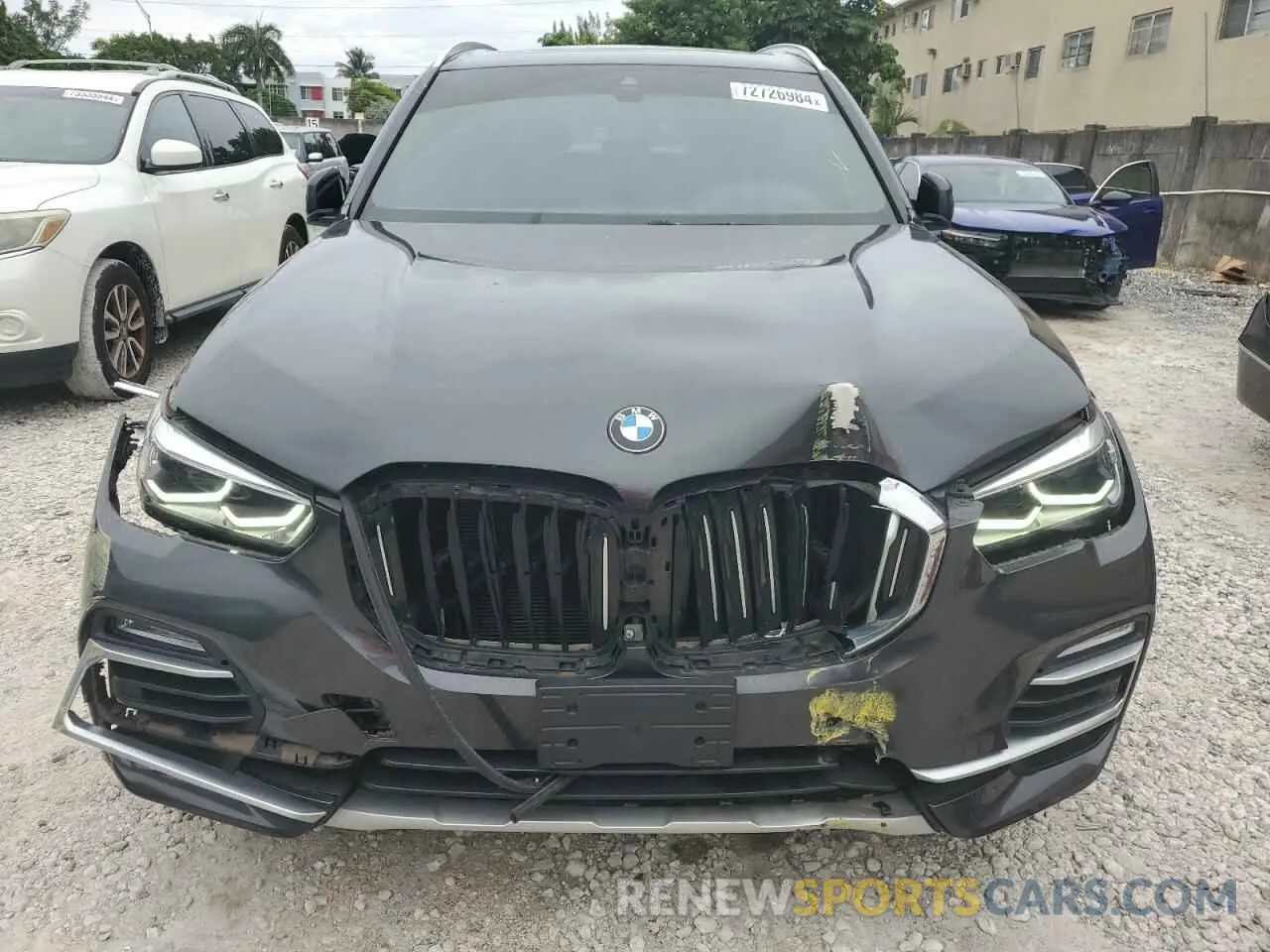 5 fotografías del automóvil dañado 5UXCR4C03M9H08459 BMW X5 2021