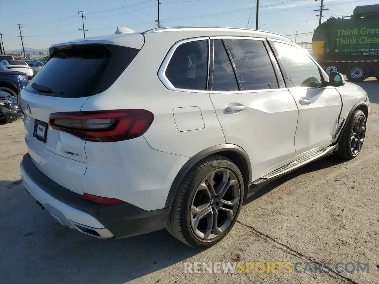 3 fotografías del automóvil dañado 5UXCR4C04M9E59055 BMW X5 2021