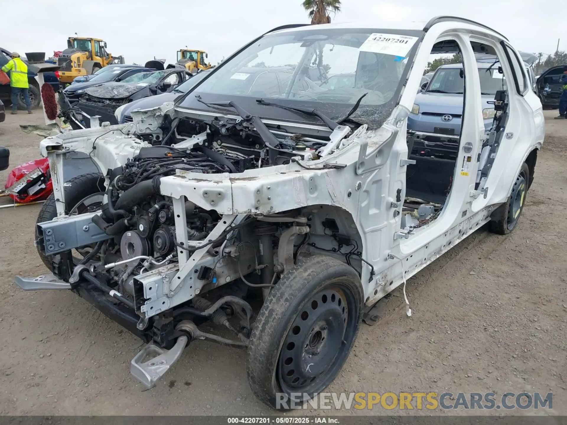 2 fotografías del automóvil dañado 5UXCR4C04M9E59279 BMW X5 2021