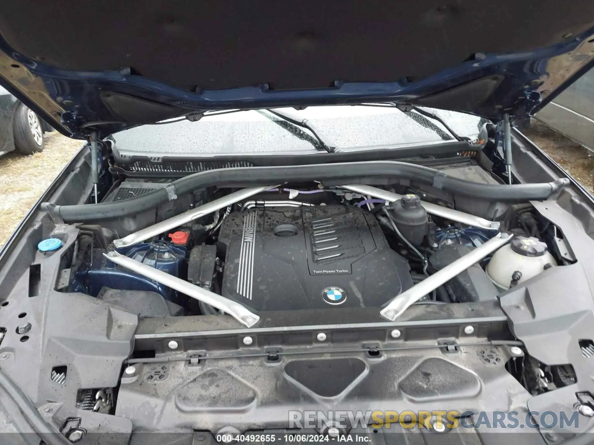 10 fotografías del automóvil dañado 5UXCR4C04M9F76053 BMW X5 2021