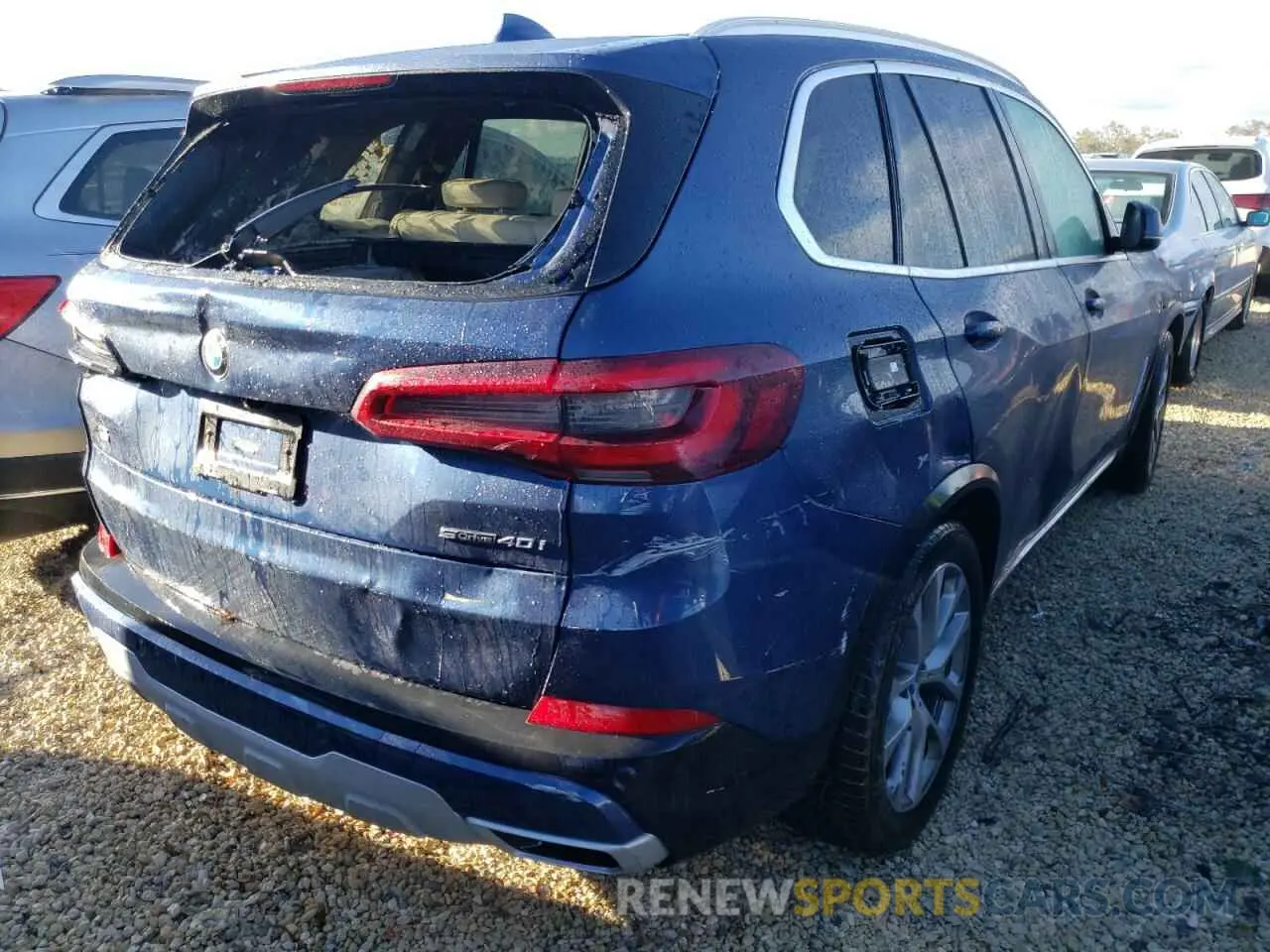 4 fotografías del automóvil dañado 5UXCR4C04M9G37529 BMW X5 2021