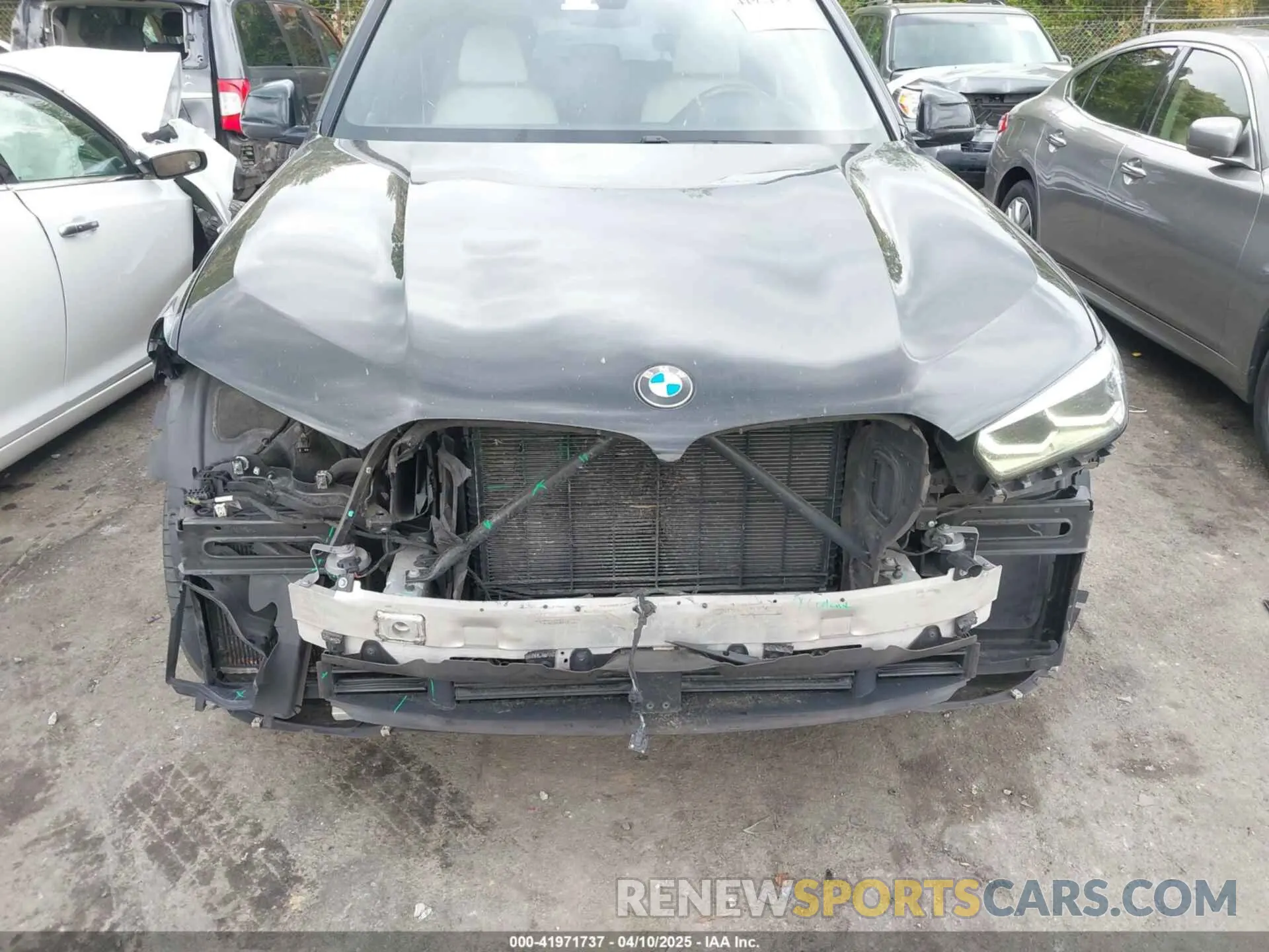 6 fotografías del automóvil dañado 5UXCR4C05M9E09393 BMW X5 2021
