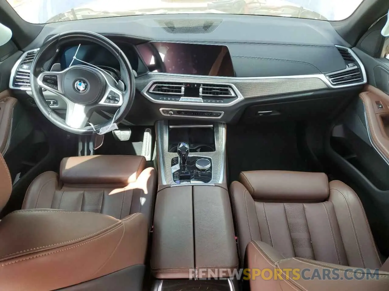8 fotografías del automóvil dañado 5UXCR4C06M9G34678 BMW X5 2021