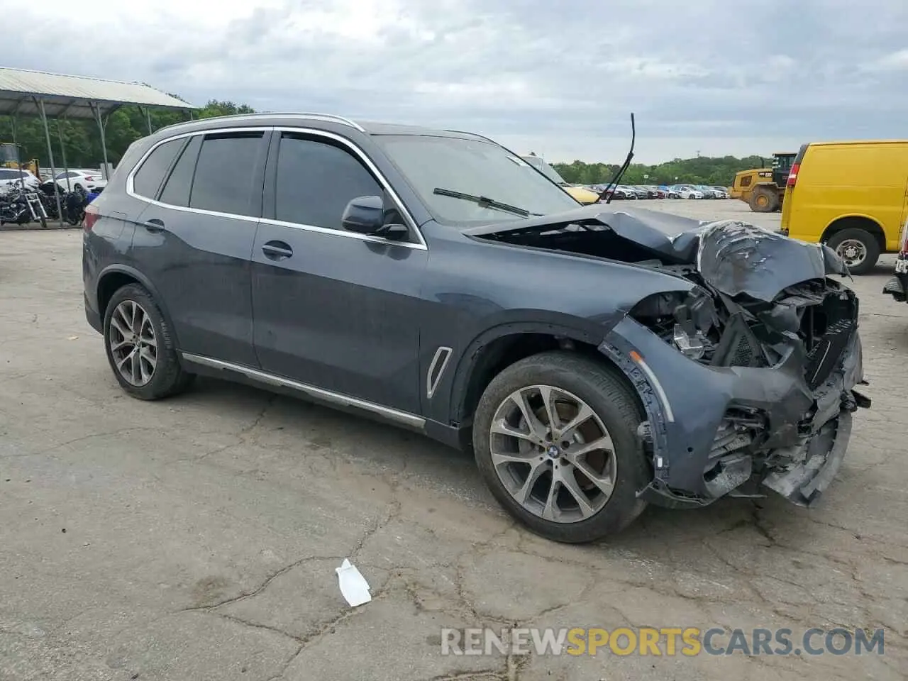 4 fotografías del automóvil dañado 5UXCR4C07M9E64900 BMW X5 2021