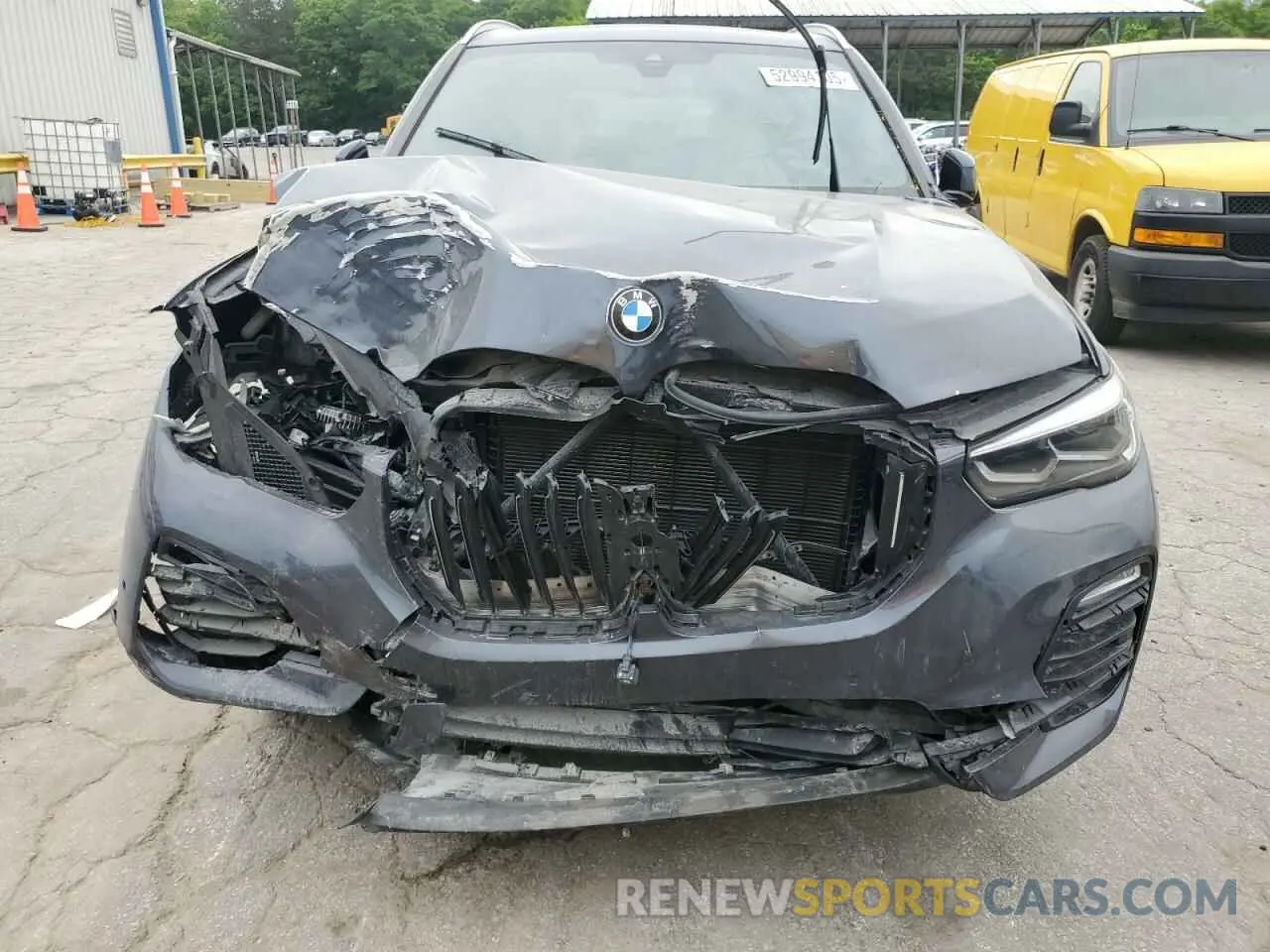5 fotografías del automóvil dañado 5UXCR4C07M9E64900 BMW X5 2021