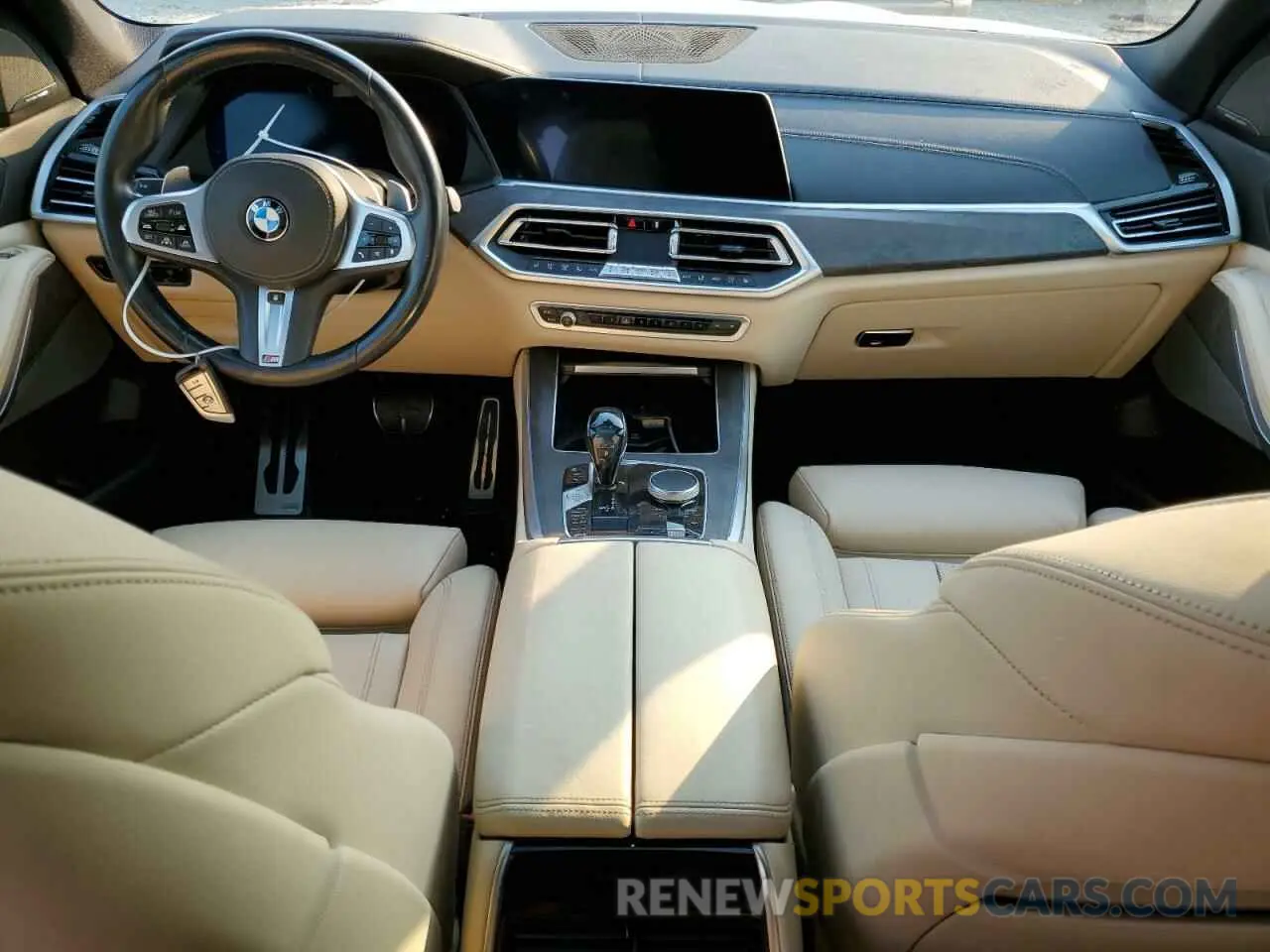 8 fotografías del automóvil dañado 5UXCR4C08M9E76084 BMW X5 2021