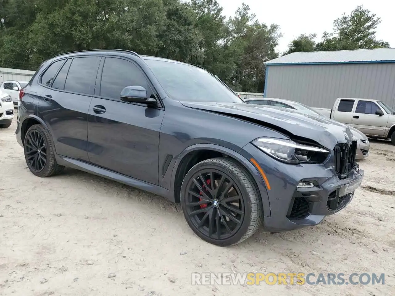 4 fotografías del automóvil dañado 5UXCR4C08M9F17085 BMW X5 2021