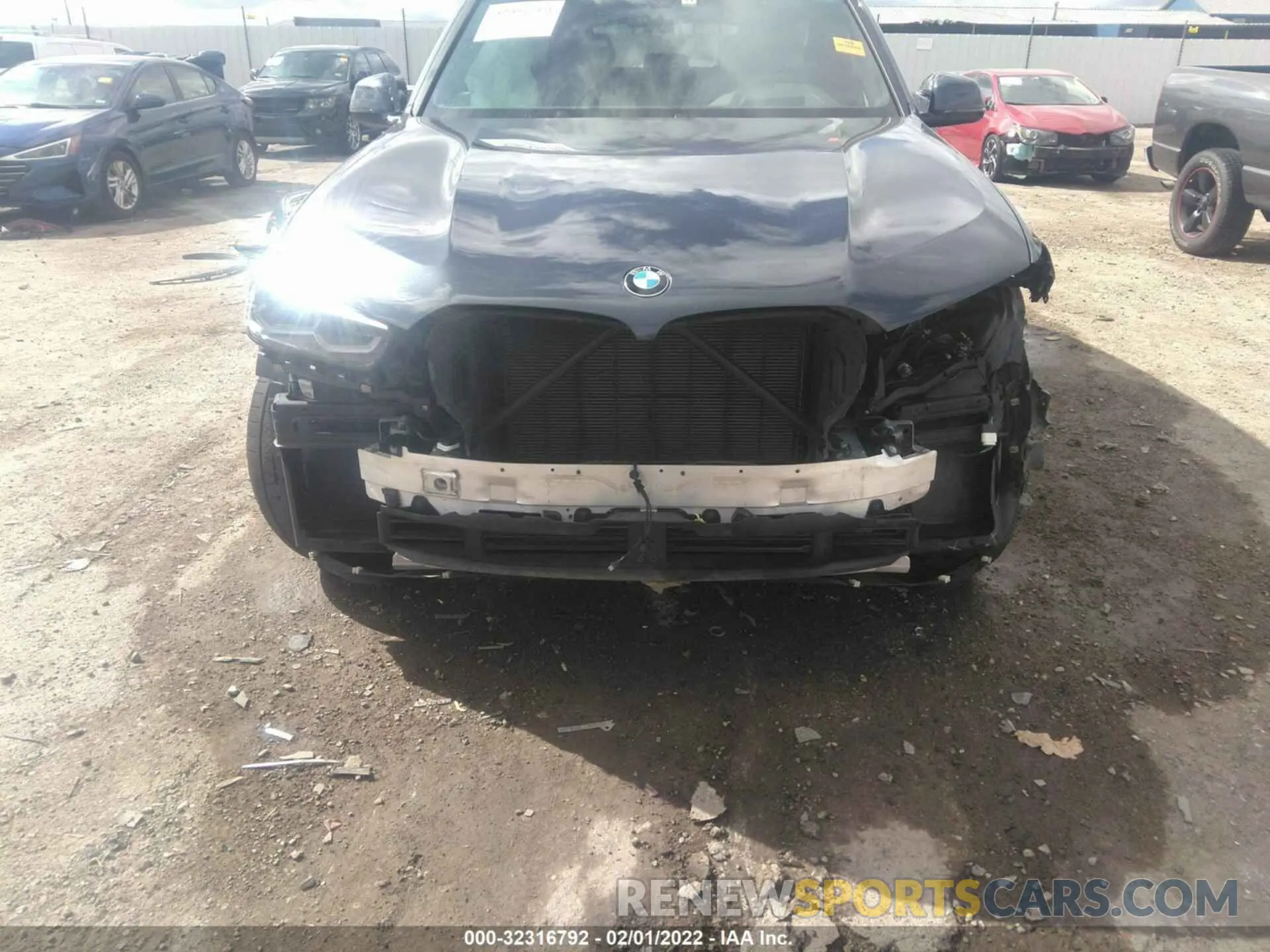 6 fotografías del automóvil dañado 5UXCR4C09M9F47003 BMW X5 2021