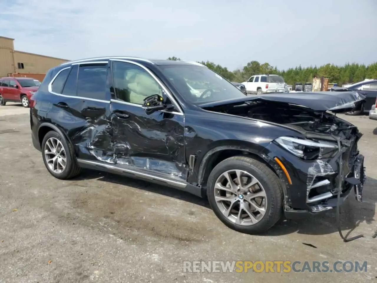 4 fotografías del automóvil dañado 5UXCR4C09M9F65534 BMW X5 2021