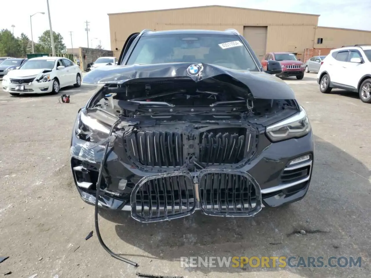 5 fotografías del automóvil dañado 5UXCR4C09M9F65534 BMW X5 2021