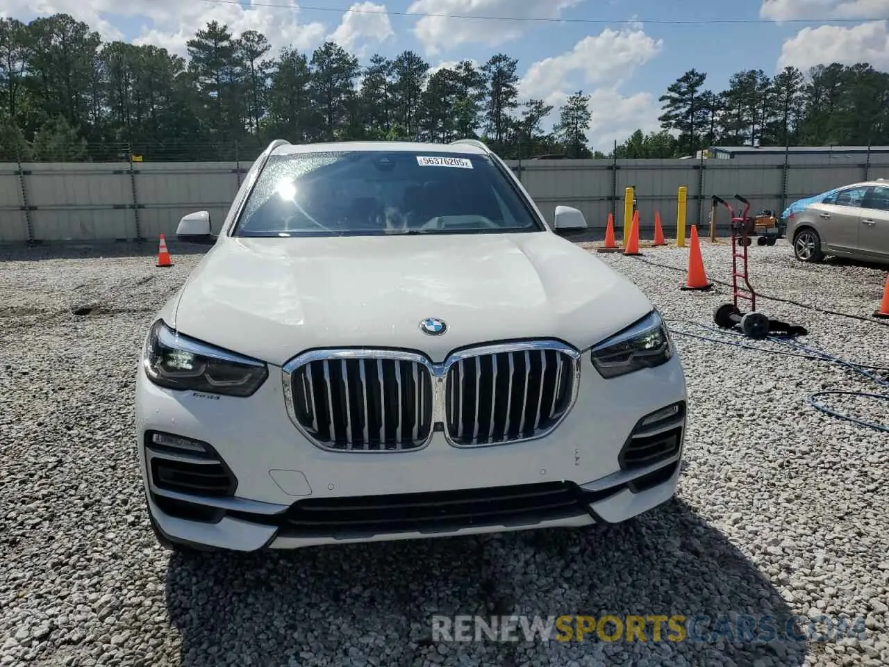 5 fotografías del automóvil dañado 5UXCR4C0XM9D87035 BMW X5 2021