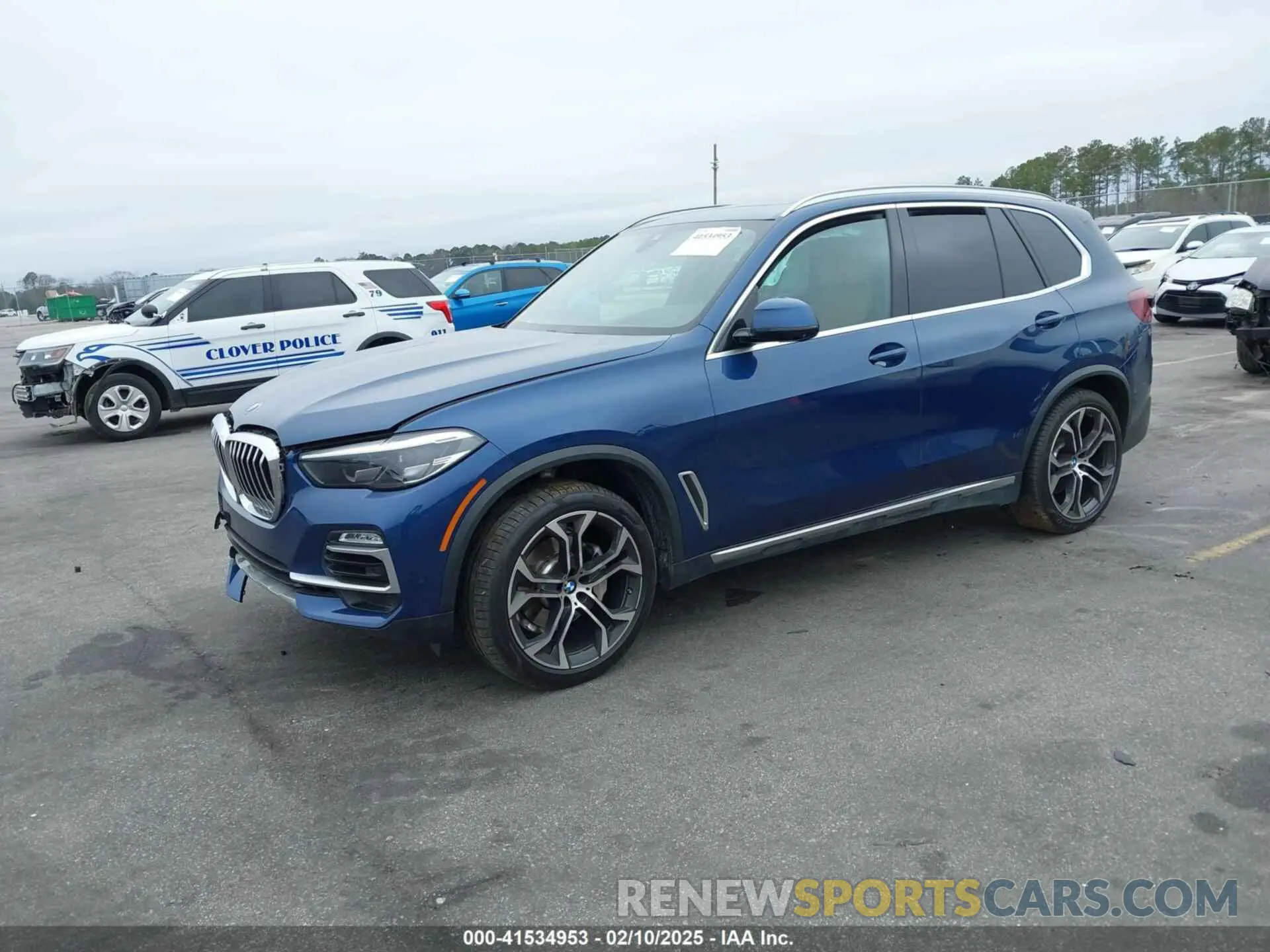 2 fotografías del automóvil dañado 5UXCR4C0XM9G16295 BMW X5 2021