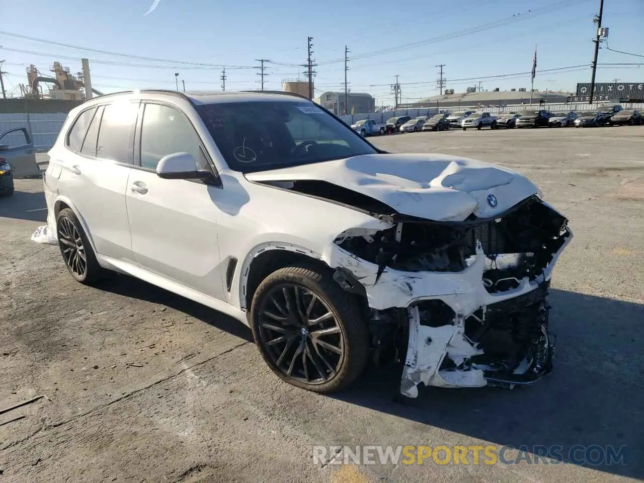 1 fotografías del automóvil dañado 5UXCR4C0XM9H71932 BMW X5 2021