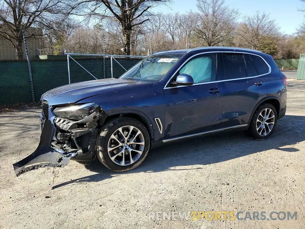 1 fotografías del automóvil dañado 5UXCR6C00M9E49148 BMW X5 2021