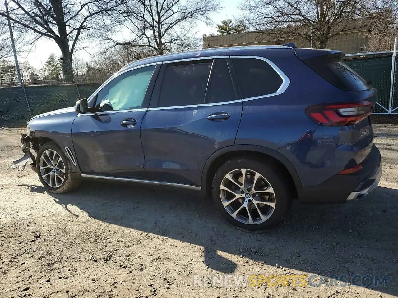 2 fotografías del automóvil dañado 5UXCR6C00M9E49148 BMW X5 2021