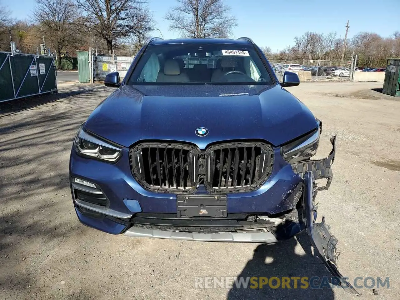 5 fotografías del automóvil dañado 5UXCR6C00M9E49148 BMW X5 2021