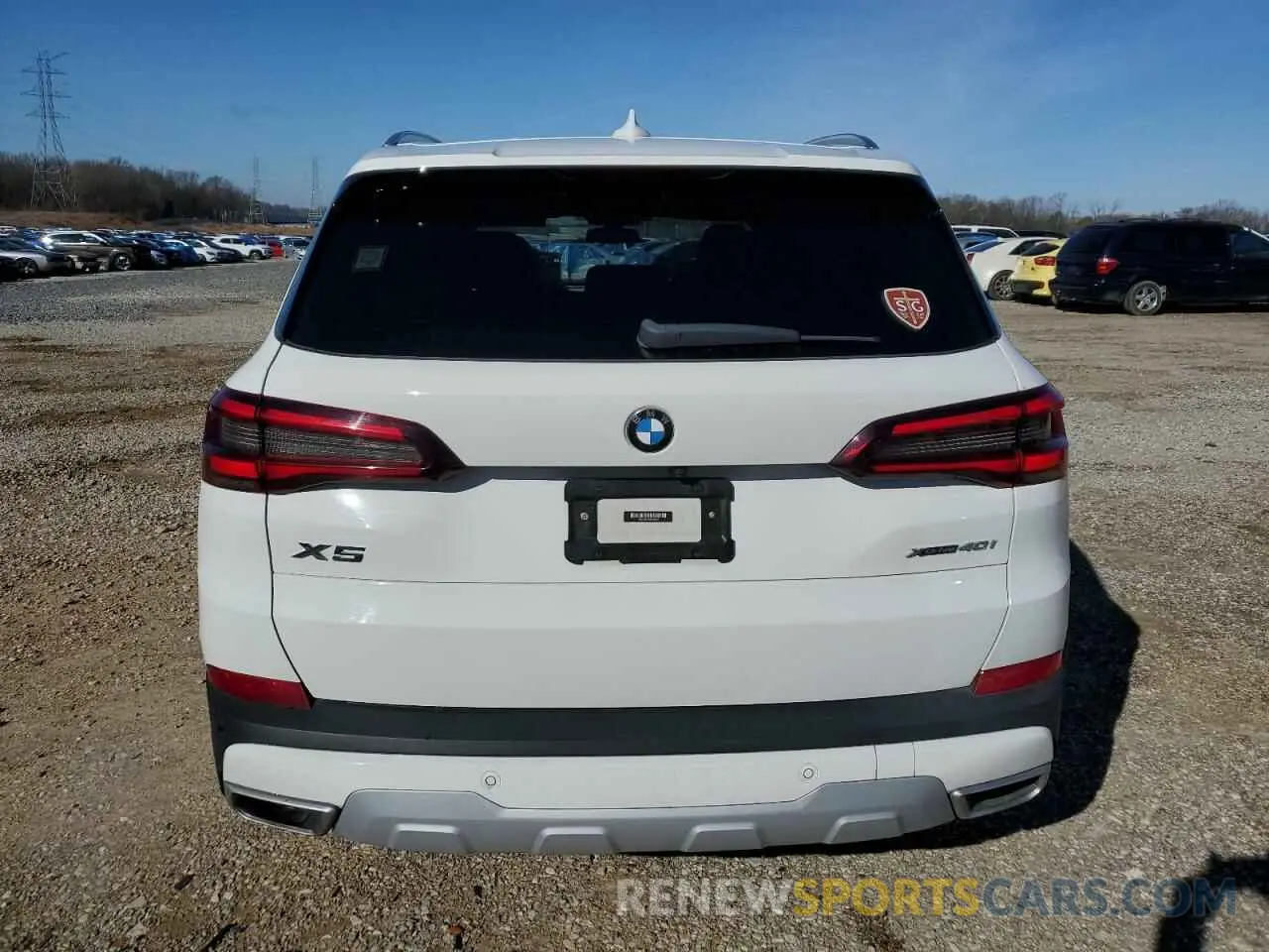 6 fotografías del automóvil dañado 5UXCR6C00M9E50963 BMW X5 2021