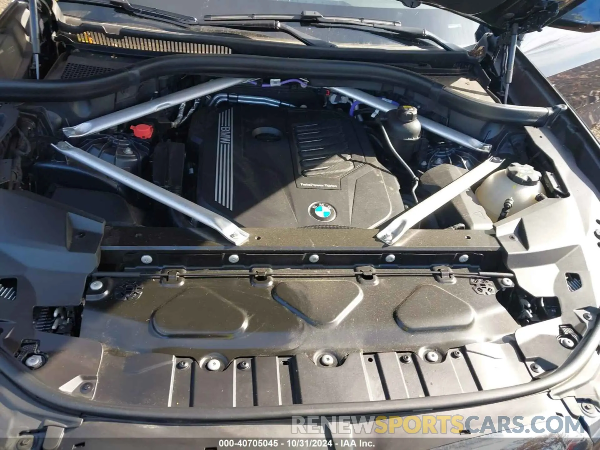 10 fotografías del automóvil dañado 5UXCR6C00M9F03290 BMW X5 2021