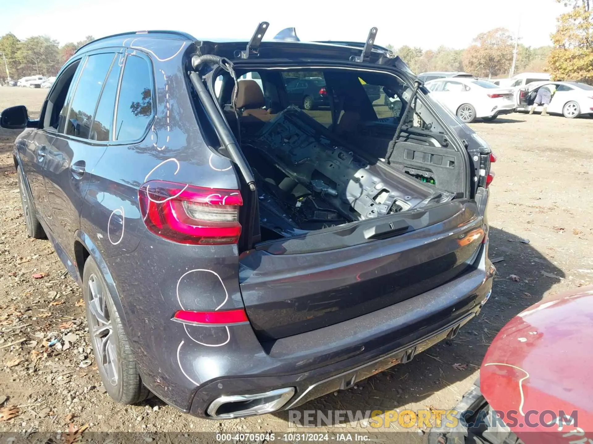 6 fotografías del automóvil dañado 5UXCR6C00M9F03290 BMW X5 2021