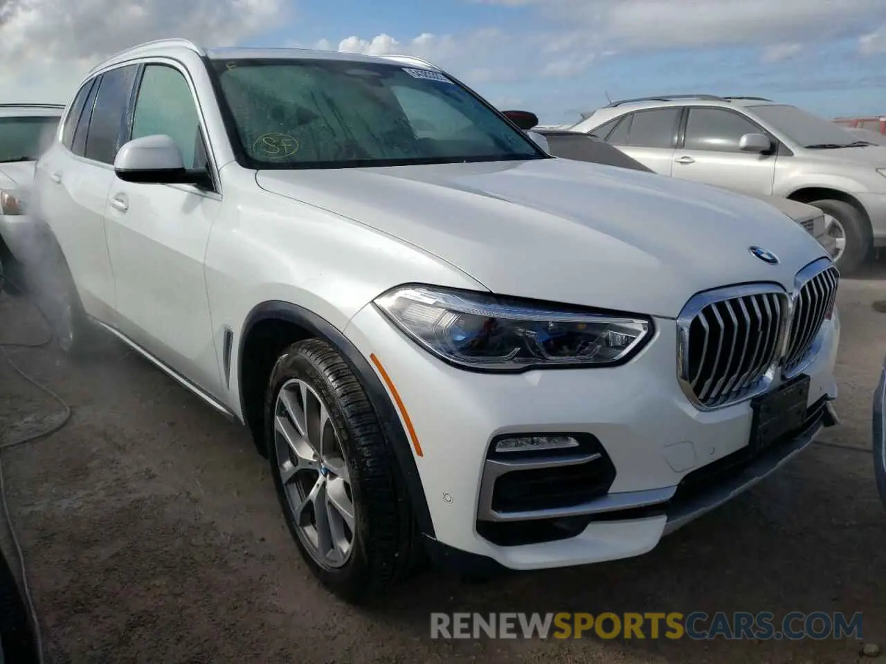 1 fotografías del automóvil dañado 5UXCR6C00M9F41019 BMW X5 2021