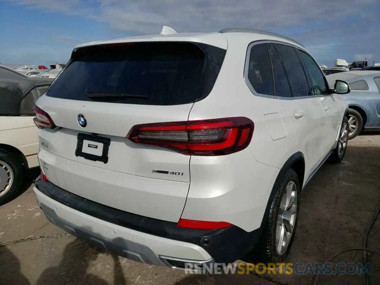 4 fotografías del automóvil dañado 5UXCR6C00M9F41019 BMW X5 2021