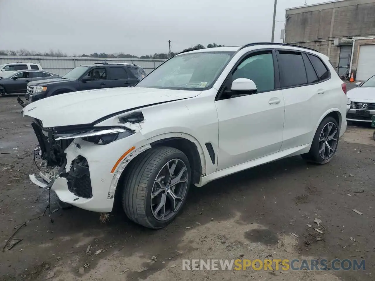 1 fotografías del automóvil dañado 5UXCR6C00M9G22134 BMW X5 2021