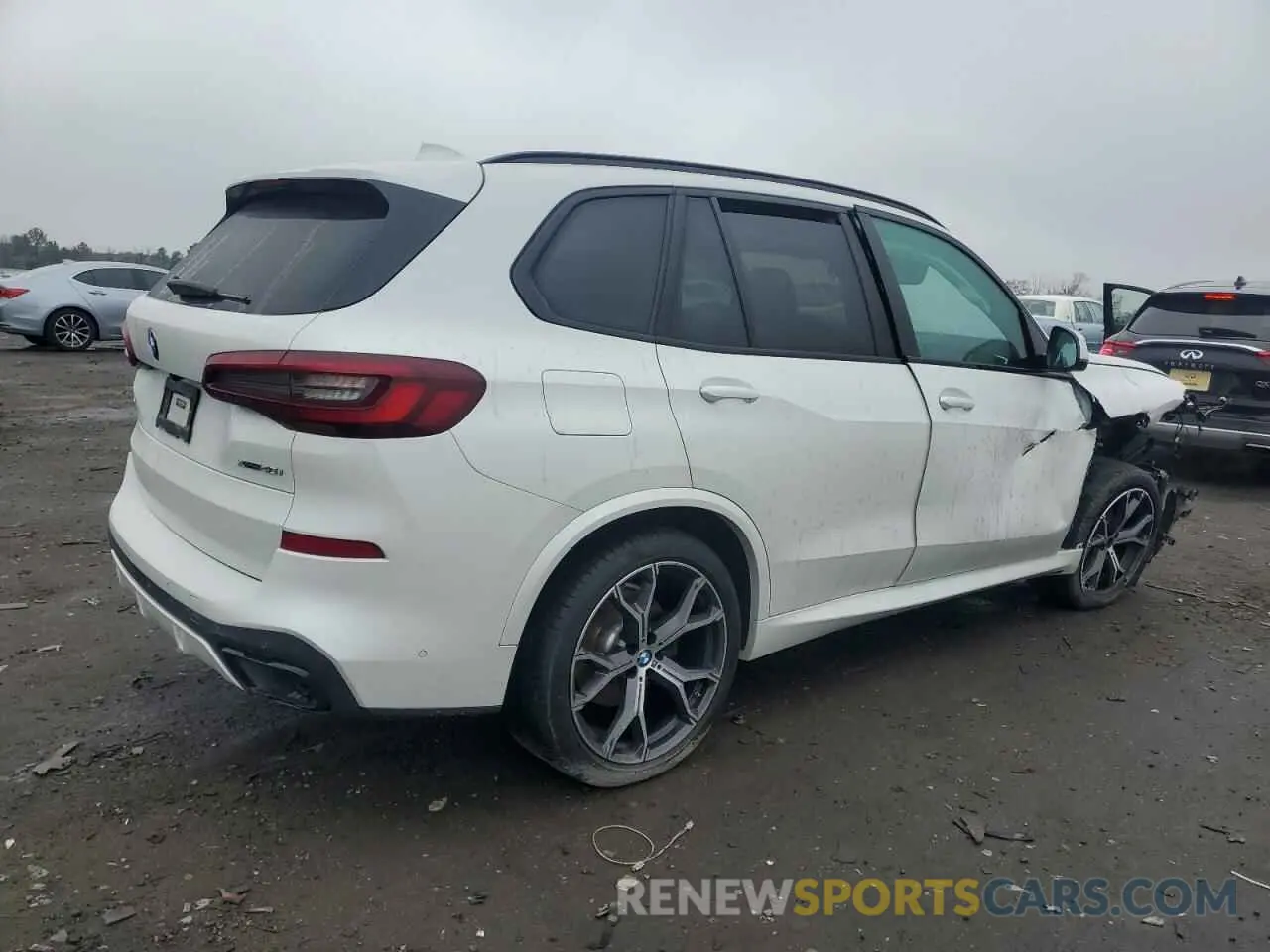 3 fotografías del automóvil dañado 5UXCR6C00M9G22134 BMW X5 2021