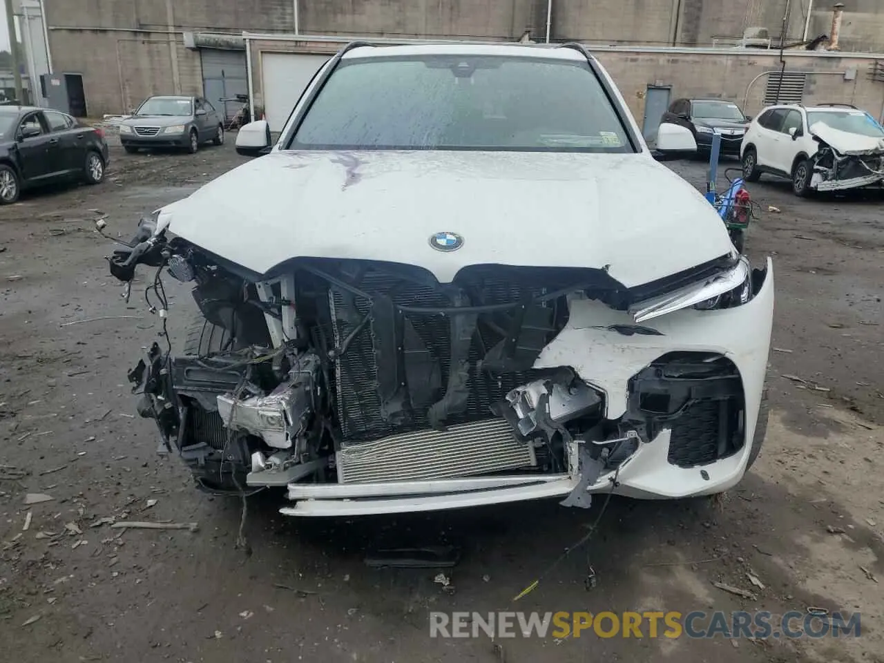 5 fotografías del automóvil dañado 5UXCR6C00M9G22134 BMW X5 2021