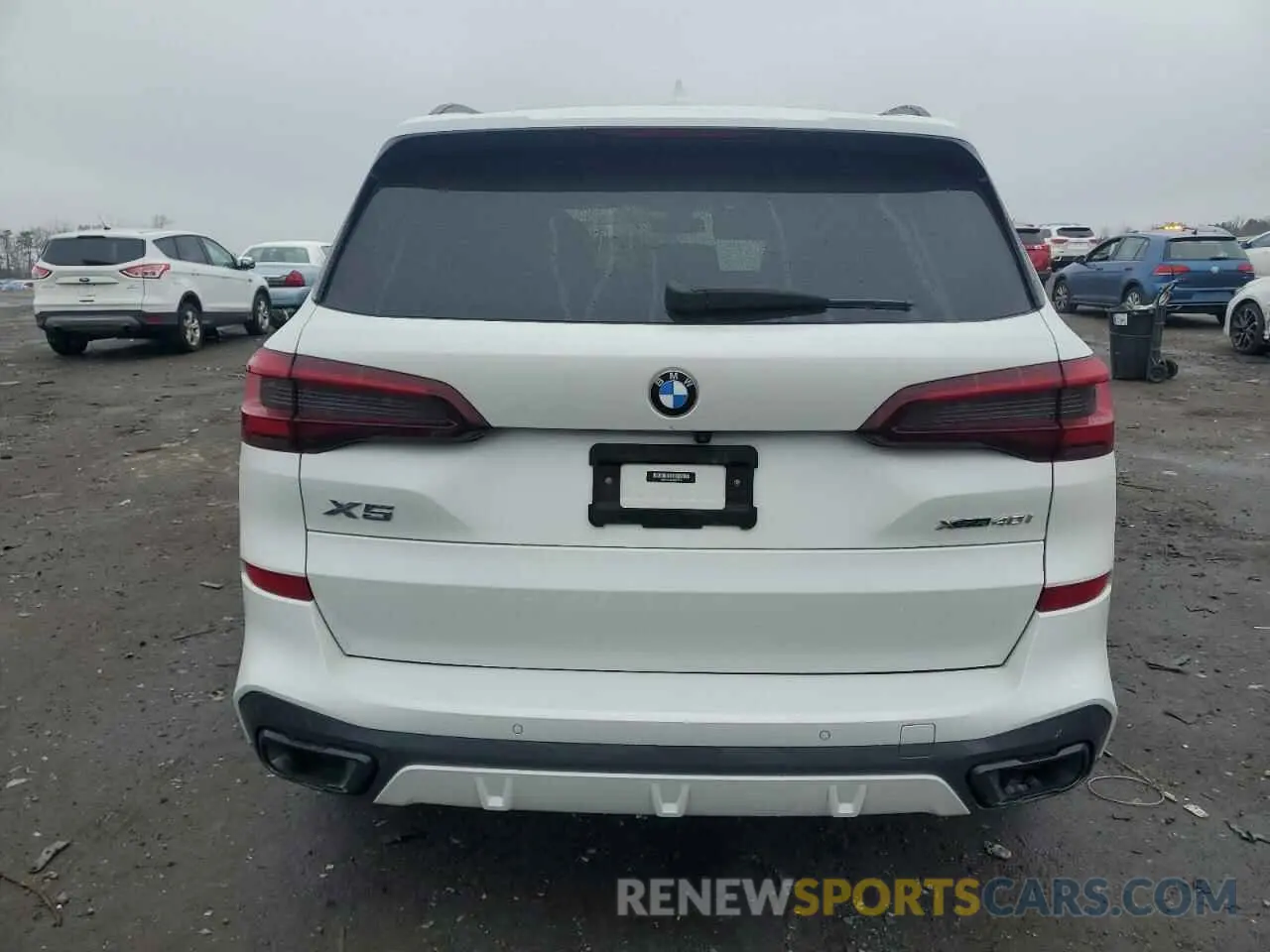 6 fotografías del automóvil dañado 5UXCR6C00M9G22134 BMW X5 2021
