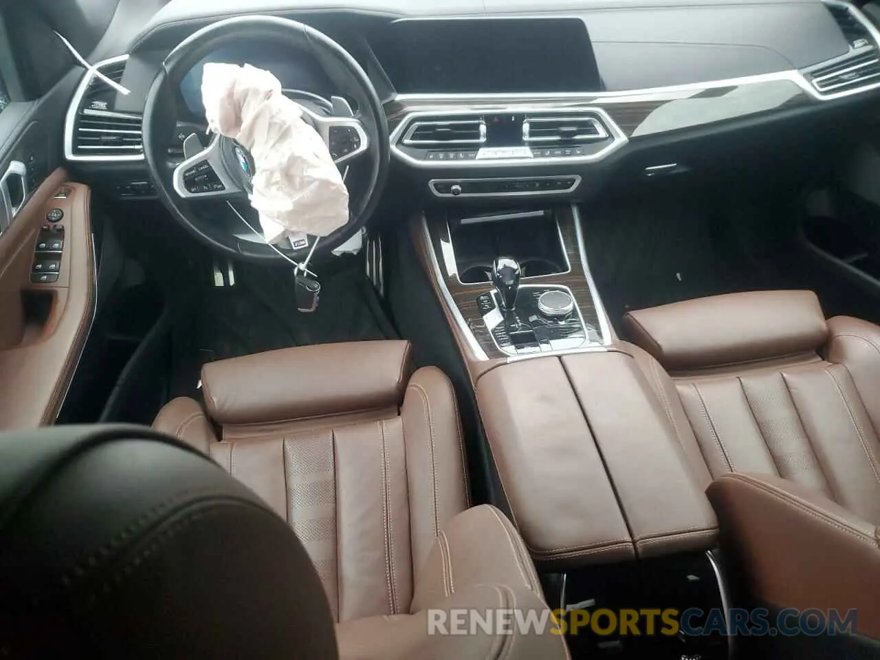 8 fotografías del automóvil dañado 5UXCR6C00M9G22134 BMW X5 2021