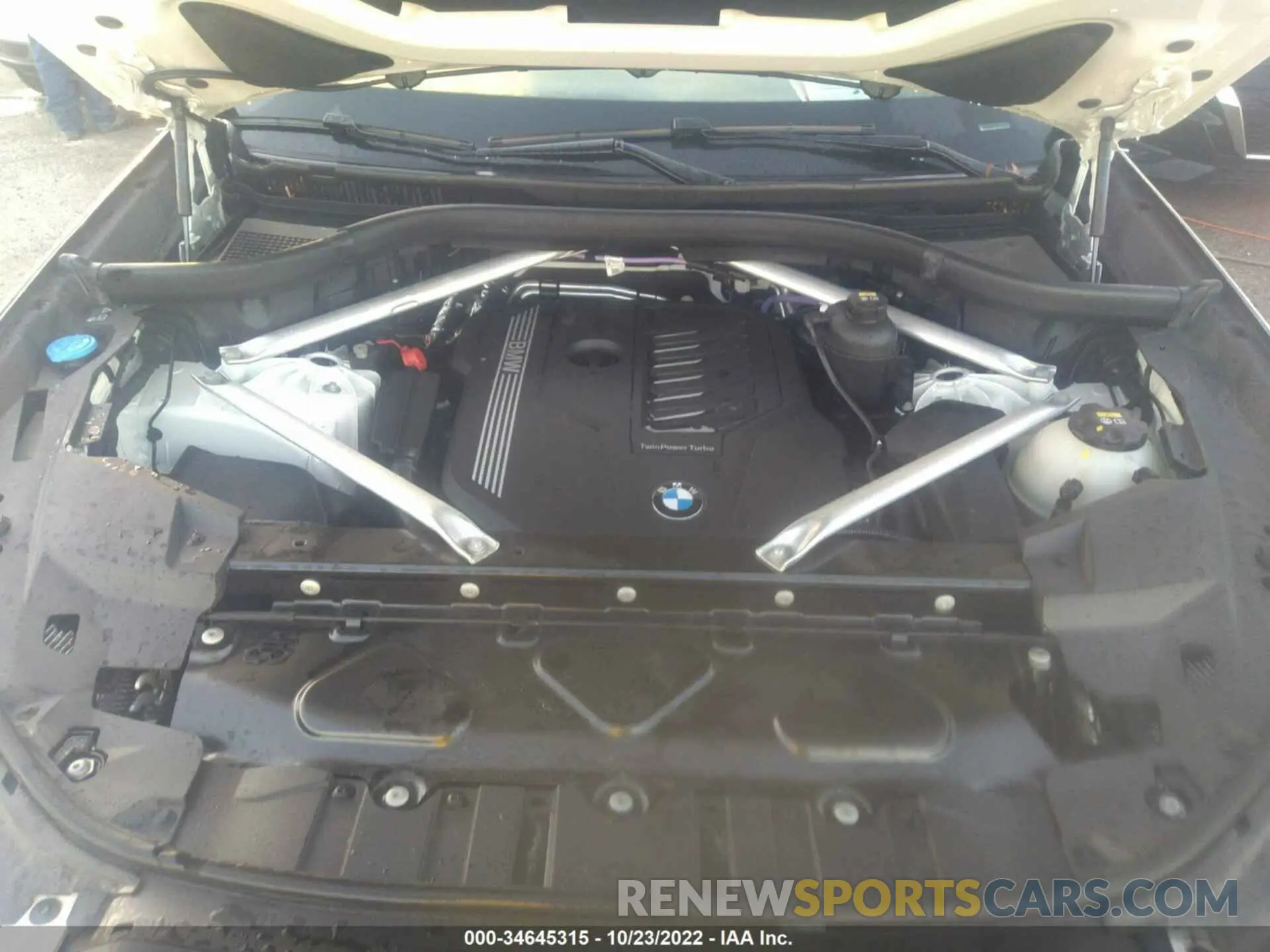 10 fotografías del automóvil dañado 5UXCR6C01M9E76553 BMW X5 2021