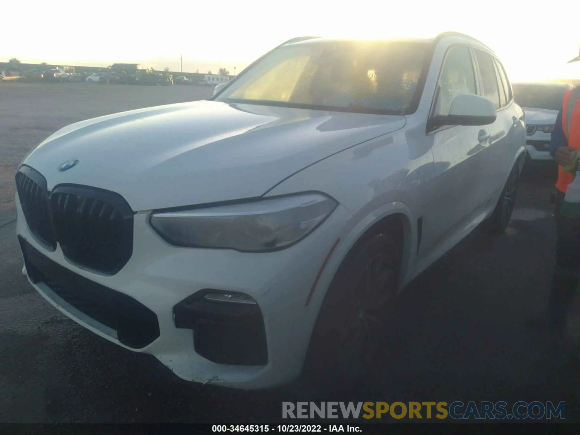 2 fotografías del automóvil dañado 5UXCR6C01M9E76553 BMW X5 2021
