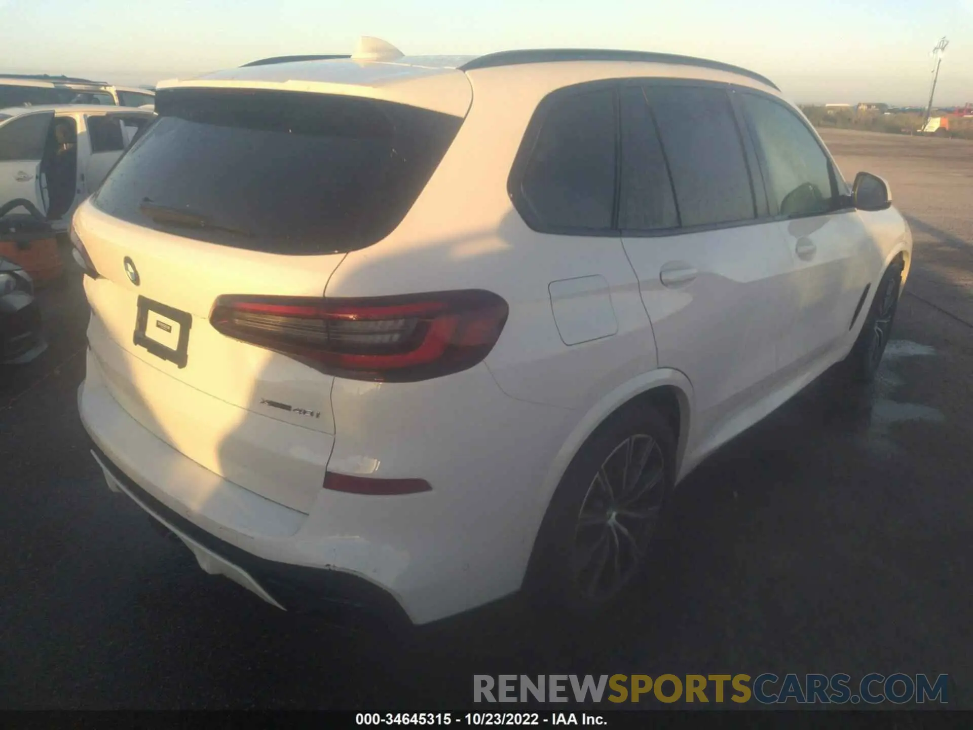 4 fotografías del automóvil dañado 5UXCR6C01M9E76553 BMW X5 2021