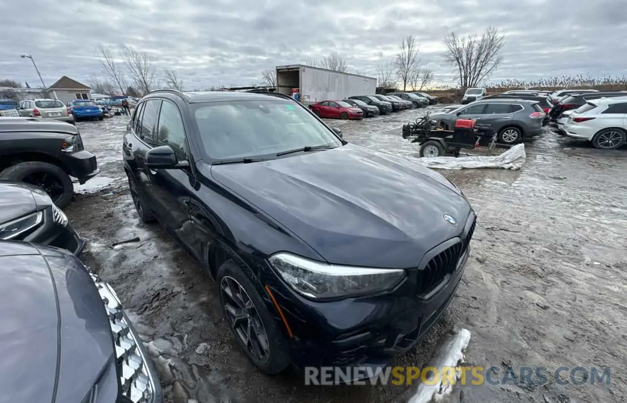 1 fotografías del automóvil dañado 5UXCR6C03M9F44271 BMW X5 2021