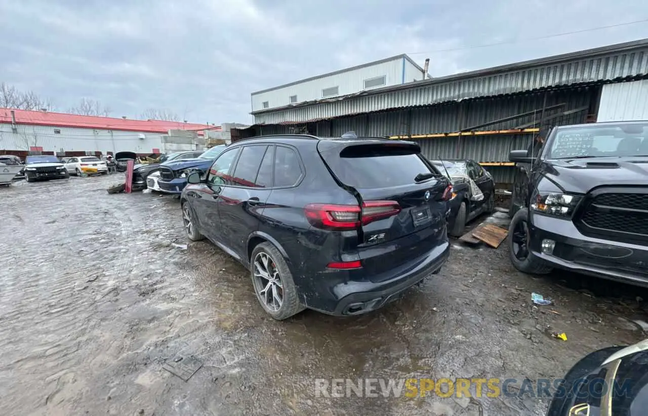 3 fotografías del automóvil dañado 5UXCR6C03M9F44271 BMW X5 2021