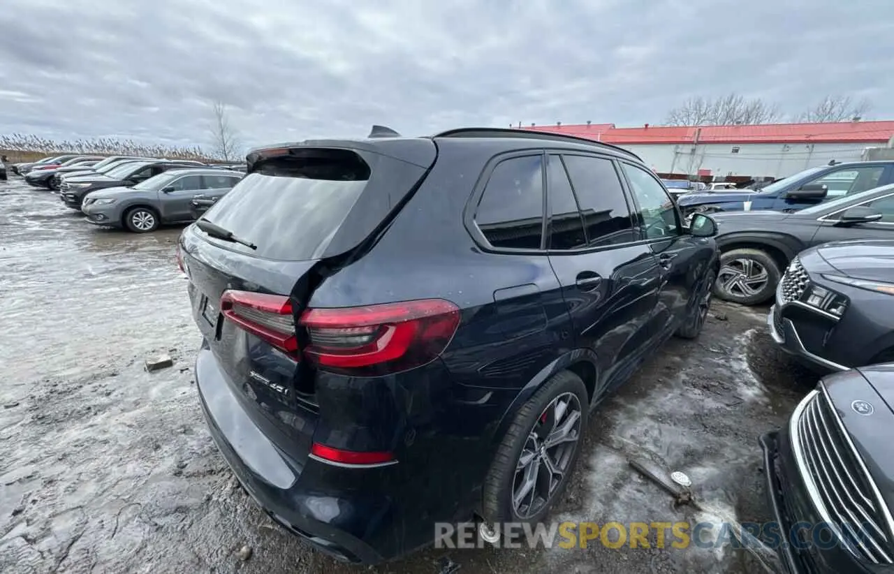 4 fotografías del automóvil dañado 5UXCR6C03M9F44271 BMW X5 2021