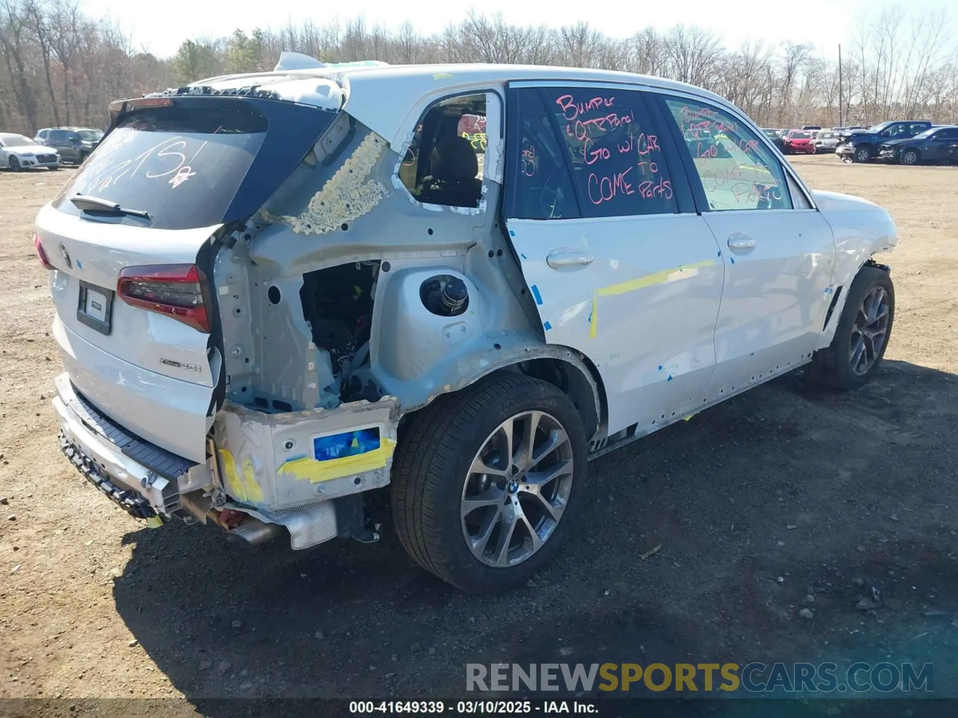 4 fotografías del automóvil dañado 5UXCR6C03M9F54928 BMW X5 2021